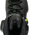 Top view of Twister XT Mens Fitness Inline Skates For Urban Performance And Commute Black Lime with laces and cushioned liner.