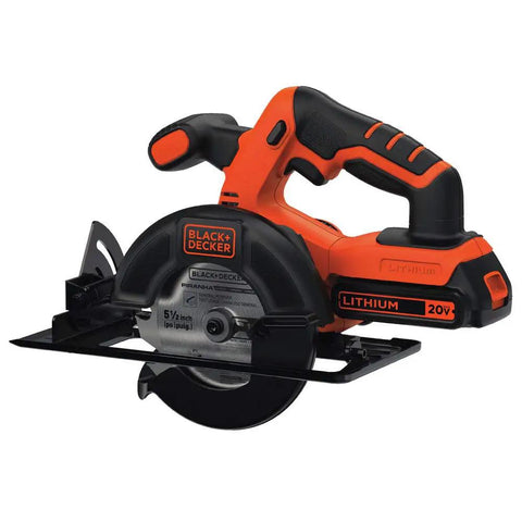 20V Max Cordless Power Tool Kit With 4 Tools, 2 Batteries And Charger, Compact Circular Saw in orange and black