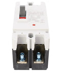 Two Pole DC Miniature Circuit Breaker 1000V 250A Molded Case Switch, 20kA Breaking Capacity, front view