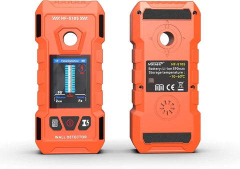 Top Shelf Rechargeable Stud Finder Wall Scanner With Six Slick Detection Modes For Fast And No Sweat Scans Of Hidden Wood Framing Steel Bars Ac Wiring And Water Lines Inside Standard Drywalls
