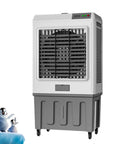 Portable Ice Cooling Evaporative Air Cooler With Three Speed Settings Kills The Humidity And Keeps You Cool As A Cucumber, 30L tank.