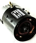 High Performance 48V Xp-2067-s Power Motor 3.7KW Brushed DC Unit Ripping 2500 RPM Speed For Heavy Duty Industrial Grind Jobs No Brakes close-up view showing winding.