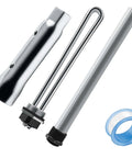 RV Water Heater Maintenance Kit With 9.25 Inch Magnesium Anode Rod And 520900 Electric Heating Element, Includes Dual Hex Wrench And Tape