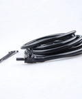Top Notch 10 Feet Silicone Vacuum Hose Kit with T Connector. Heavy Duty 1/8 Inch ID Fuel Line tubing for Hot Rods and Muscle Cars. Ultra Flexible Premium Quality Performance Parts That Never Crack Or Collapse Under Pressure. black hose with T connector