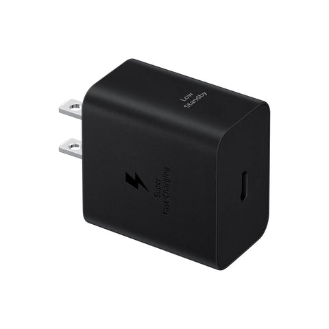 Black 45W power adapter for Magnet Wireless Charger With 45W Power Adapter, Super Fast Qi2 Charging, Built-In Magnets, No Slip Surface.