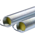 Heavy Duty Recliner Sofa Springs Pair Four Point Seven Five Inch Overall Length Three Quarter Inch Coil Diameter Silver Steel close-up image.