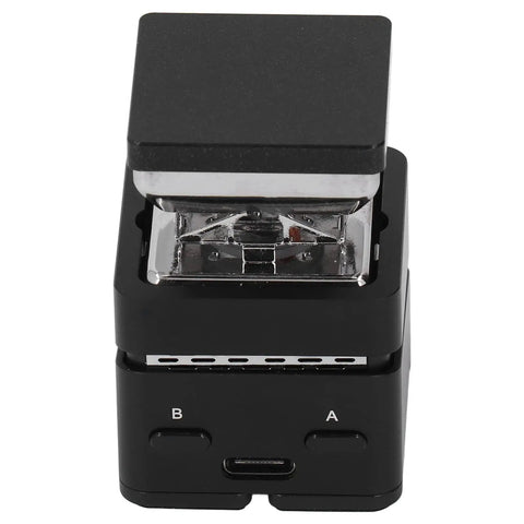 Front view of Compact Mini Hot Plate Welding Preheat Station With 30x30mm Heating Area Tower Style Design OLED Display Dual Button Control
