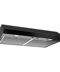 36 Inch Under Cabinet Range Hood With Light, Black Finish, Exhaust Fan For Kitchen Ventilation, Captur System Delivers Up To 300 CFM And Quiet 5.0 Sones