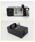 Heavy Duty Pneumatic Terminal Crimping Machine Em 6B2 Electric Wire Connector Tool showing front and rear controls for crimping.
