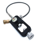 High Pressure PCP Paintball HPA Tank Fill Station With DIN Valve Scuba Adapter 4500psi Quick Disconnect 8mm 0.5m Hose