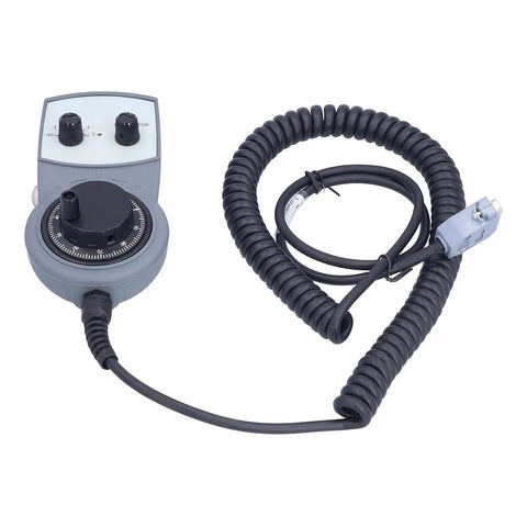 Heavy Duty CNC Electronic Handwheel With Magnetic Base For Manual X1 X10 X100 Positioning On Lathes And Machining Centers Total Machine Control with coiled cable
