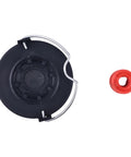 Top view of Hydraulic Filter 77353GT 77353 For Genie S60 S65 S60X S60XC S60TRAX Replacement with black cap and red seal