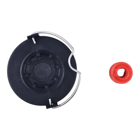 Top view of Hydraulic Filter 77353GT 77353 For Genie S60 S65 S60X S60XC S60TRAX Replacement with black cap and red seal