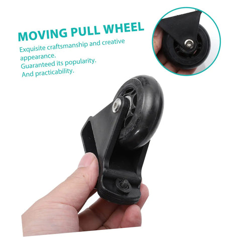 Retractable Caster Wheels For Heavy Duty Telescopic Ladders Machined From Solid Aluminum Alloy Ensuring Smooth Rollin Glide And Zero Sweat Assembly To Level Up Your Extension Ladder Setup