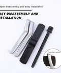 Two Jaw Puller With Adjustable Eight Inch Reach for gears, pulleys, bearings; disassembled view; easy installation parts shown