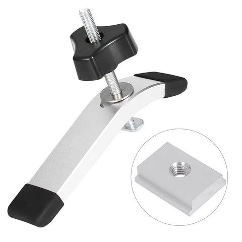 Fast Acting Hold Down Clamp Set For T Slot And T Track Workholding In Woodworking And Metalworking With Easy Positioning And Hand Knob