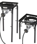 Beast 200000 BTU Propane Burner Outdoor Stove With High Pressure Output, Adjustable Height And 20 PSI Regulator, Portable Cooker