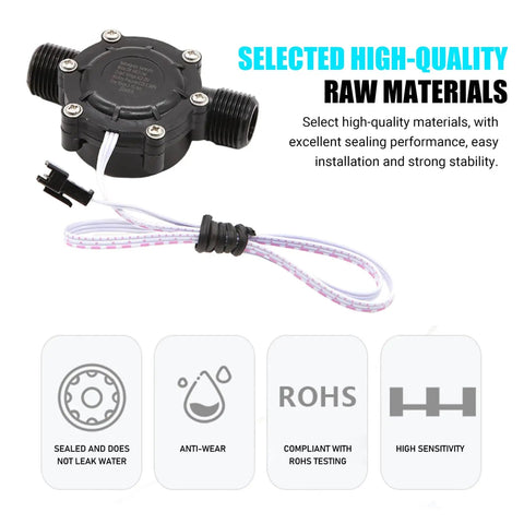Portable Lightweight 12V Water Turbine Generator For Off Grid Charging Small Devices And Camping Gear With Stable 12V Output Durable Build For River Or Stream Use featuring high-quality materials and sealing performance.