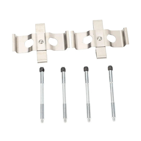 Front Brake Pad Pin Installation Kit With Clips And Pins For 1997 To 2004 Chevy Monte Carlo Perfect Fit Disc Caliper Hardware Set For Your Daily Grind. stainless steel clips and pins