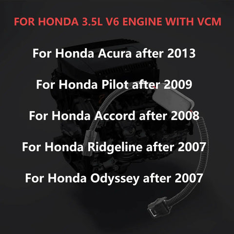 Harness Disable Kit For Honda 3.5L V6 With VCM - Muzzle Module Fits Odyssey Ridgeline Pilot Accord And Acura