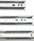 Full Extension Drawer Slides For Smooth Quiet Gliding Two Piece Set Pro Grade Heavy Duty Metal Runners With Corrosion Resistant Finish