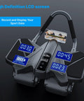 Calorie Counting Ab Roller Bundle For A Full Body Workout, Dope High Performance Abdominal Exercise Machine with LCD display