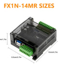Beefed Up 24V DC PLC Controller For Interface Switching With 32 Bit MCU, FX1N14MR Sizes Displayed