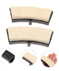Universal Indoor Bike Brake Pads For Stationary Cycles, Replacement Parts, close-up of durable felt brake blocks