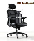 Office chair with 650 lbs weight on seat, showing load capacity, with 3 inch office chair caster wheels rubber heavy duty replacement set of 5