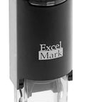 No Fuss Self Inking Stamp Kit With Two Boss Grade Rubber Office Stamps housing in clear and black design for easy handling.