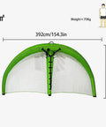 Handheld Kitesurfing Wing For Water Sports Inflatable Kite With TPU Air Bag, 5m², green polyester frame, size 392x180cm.