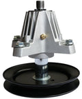 Spindle Assembly Replacement for Cub Cadet MTD Lawn Mower Decks 42 Inch and 30 Inch with pulley and zerk fitting side view