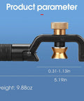Beefy Fiber Optic Cable Stripping Knife For Armored Sheath 8-28.6mm with parameters showing 0.31-1.13in size on blue background.