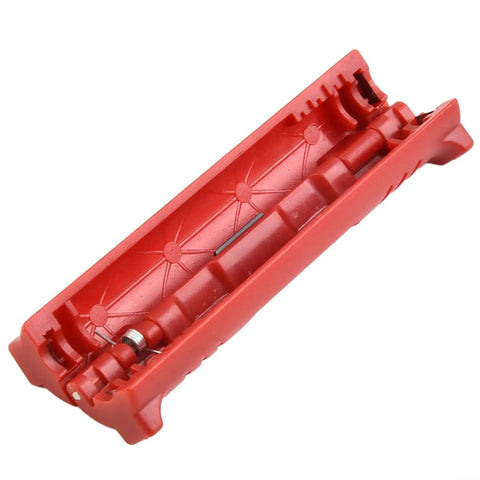 Fabuletta Rotary Electric Wire Stripper For Coaxial Cable Peeling handy red tool with durable plastic grip for precise insulation removal.