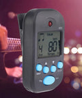 Mini LCD Digital Metronome With Clip And Lanyard Hole Pocketable Tempo Device For Guitar Piano Drums Black 6 X 3.5 X 1.5 Cm