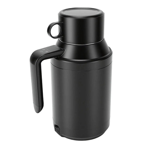 Road Warrior 12v Car Kettle Boils Fresh Water Fast With No Sweat Sipping And Top Tier Stainless Steel Build, sleek design