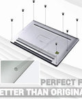 Solid Setup 12 Pack M2x3 Torx T5 Laptop Hardware With Snappy Precision Driver on Dell laptop base cover.