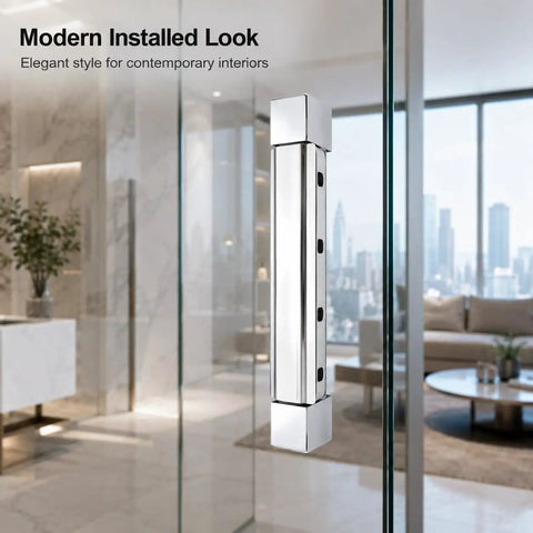 Beefy Industrial Zinc Alloy Freezer Door Hinge Rock Solid Concealed Cover For Walk In Coolers Built Damn Tough For Kitchen Gear And Commercial Fridges, modern installed look with sleek design.