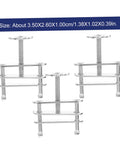 Adjustable Screw Compressor Hose Clamp Set, 20 Pack, displaying three metal clamps with screws, 3.50X2.60X1.00 cm size.