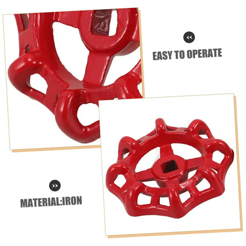 Two Pack Cast Iron Handwheel For Water Valve Handles And RV Waste Valve Kits Spigot Replacement Outdoor Faucet