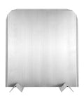 Stainless Steel Fireplace Heat Deflector With Adjustable Feet For Wood Burning Fireplaces, Easy Install Back Panel Backplate