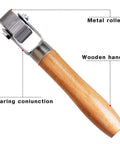 Sound Deadening Roller Kit For Auto Noise Reduction Three Piece Pro Grade Set With Metal Roller Wheel and Wood Handle