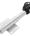 Heavy Duty Spring Loaded Gate Caster Wheel With Beefy Iron And Grippy Rubber Construction Smooth Retractable Fence Roller.