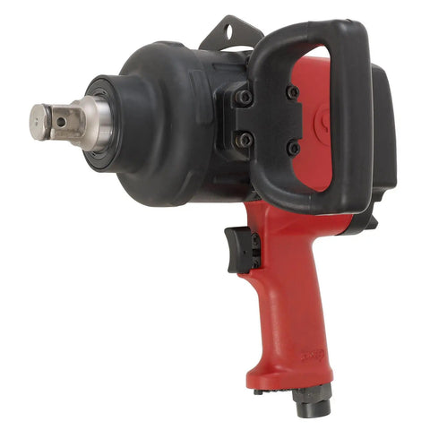 Pro Power One Inch Drive Air Impact Wrench Featuring Lightweight Aluminum Body Pinless Rocking Dog Mechanism Oil Bath Lube