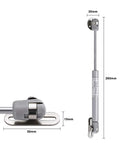 Stainless Steel Door Closer For Doors And Cabinets With Soft Close Hydraulic Gas Lift Strut Adjustable Tension Universal Non Handed