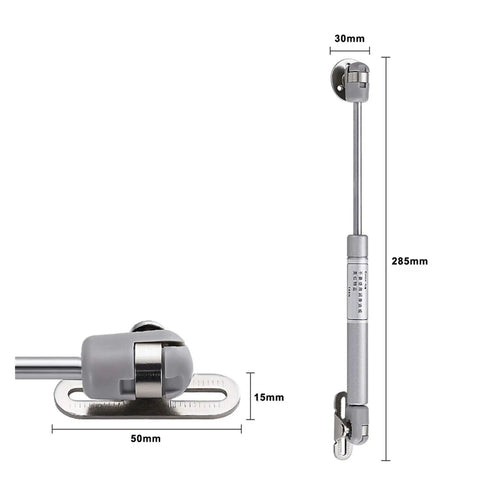 Stainless Steel Door Closer For Doors And Cabinets With Soft Close Hydraulic Gas Lift Strut Adjustable Tension Universal Non Handed