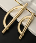 Brushed Gold Cabinet Pulls 5 Inch 128mm Hole Centers 10 Pack Handles For Kitchen Cabinets Cupboards Drawer Pulls Hardware Durable And Easy To Install