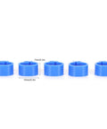 200 Pcs 10mm Pigeon Leg Clip Rings for Poultry Foot Identification Easy Install No Fuss Lightweight and Reusable Blue Set