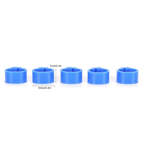 200 Pcs 10mm Pigeon Leg Clip Rings for Poultry Foot Identification Easy Install No Fuss Lightweight and Reusable Blue Set
