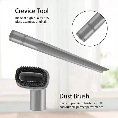 Crevice Tool And Dust Brush For Vacuum Upholstery Cleaning With 14 Inch Gap Tool Compatible With Navigator Lift Away Models NV350